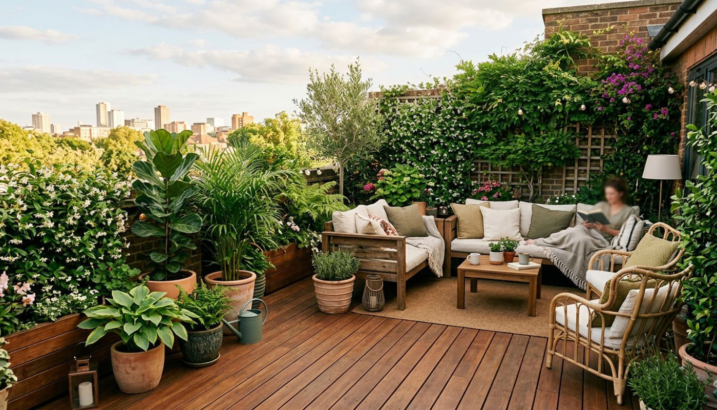 Comment transformer une terrasse négligée en oasis grâce à quelques gestes d’entretien